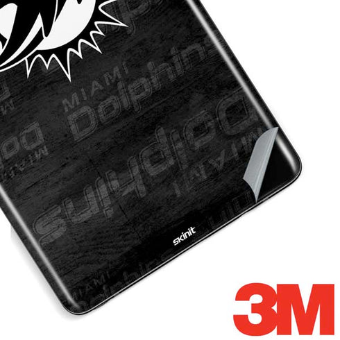 NFL Miami Dolphins Black & White Galaxy Note 8 Skin