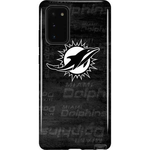 NFL Miami Dolphins Black & White Galaxy Note20 5G Pro Case