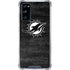 NFL Miami Dolphins Black & White Galaxy S20 FE Clear Case
