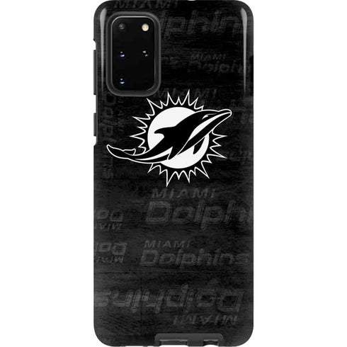 NFL Miami Dolphins Black & White Galaxy S20 Plus Pro Case