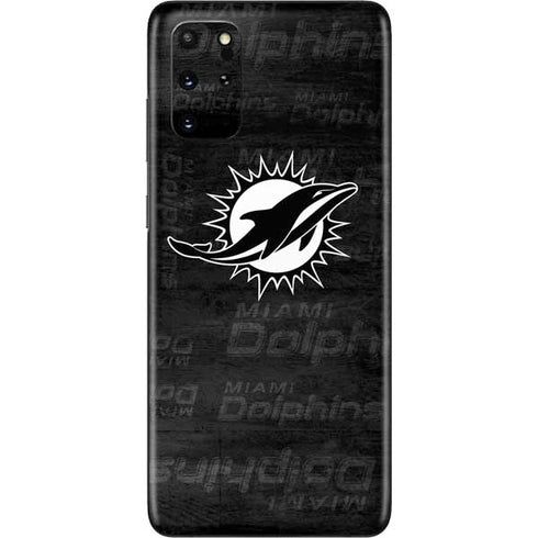 NFL Miami Dolphins Black & White Galaxy S20 Plus Skin