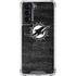 NFL Miami Dolphins Black & White Galaxy S21 5G Clear Case