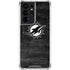 NFL Miami Dolphins Black & White Galaxy S21 Ultra 5G Clear Case