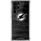 NFL Miami Dolphins Black & White Galaxy S22 Ultra Clear Case