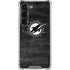NFL Miami Dolphins Black & White Galaxy S23 Clear Case
