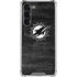 NFL Miami Dolphins Black & White Galaxy S23 Plus Clear Case