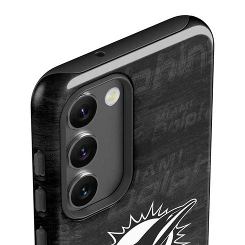 NFL Miami Dolphins Black & White Galaxy S23 Plus Pro Case