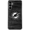 NFL Miami Dolphins Black & White Galaxy S24 Plus Clear Case