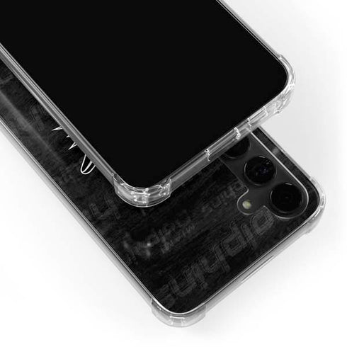 NFL Miami Dolphins Black & White Galaxy S24 Plus Clear Case
