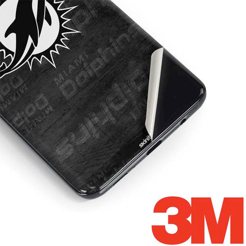 NFL Miami Dolphins Black & White Galaxy S9 Plus Skin