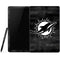 NFL Miami Dolphins Black & White Samsung Galaxy Tab Skin