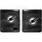 NFL Miami Dolphins Black & White Galaxy Z Flip Skin