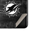 NFL Miami Dolphins Black & White Galaxy Z Flip Skin
