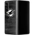 NFL Miami Dolphins Black & White Galaxy Z Fold4 5G Skin
