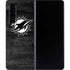 NFL Miami Dolphins Black & White Galaxy Z Fold4 5G Skin