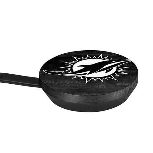 NFL Miami Dolphins Black & White Google Stadia Controller Skin