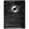 NFL Miami Dolphins Black & White iPad Pro 12.9in (2020) Clear Case