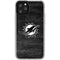 NFL Miami Dolphins Black & White iPhone 11 Pro Clear Case