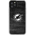 NFL Miami Dolphins Black & White iPhone 11 Pro Clear Case