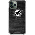 NFL Miami Dolphins Black & White iPhone 11 Pro Max Clear Case