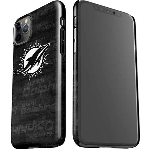 NFL Miami Dolphins Black & White iPhone 11 Pro Max Lite Case