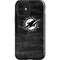 NFL Miami Dolphins Black & White iPhone 12 Impact Case