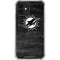 NFL Miami Dolphins Black & White iPhone 12 Mini Clear Case