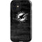 NFL Miami Dolphins Black & White iPhone 12 Mini Impact Case