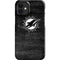 NFL Miami Dolphins Black & White iPhone 12 Mini Lite Case
