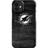NFL Miami Dolphins Black & White iPhone 12 Mini Lite Case