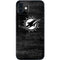 NFL Miami Dolphins Black & White iPhone 12 Mini Skin