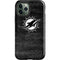 NFL Miami Dolphins Black & White iPhone 12 Pro Impact Case