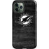 NFL Miami Dolphins Black & White iPhone 12 Pro Impact Case