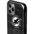 NFL Miami Dolphins Black & White iPhone 12 Pro Impact Case