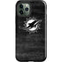 NFL Miami Dolphins Black & White iPhone 12 Pro Max Impact Case