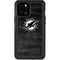 NFL Miami Dolphins Black & White iPhone 12 Pro Max Waterproof Case