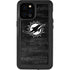 NFL Miami Dolphins Black & White iPhone 12 Pro Max Waterproof Case