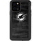 NFL Miami Dolphins Black & White iPhone 12 Pro Waterproof Case