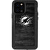 NFL Miami Dolphins Black & White iPhone 12 Pro Waterproof Case