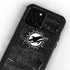 NFL Miami Dolphins Black & White iPhone 12 Pro Waterproof Case