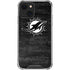 NFL Miami Dolphins Black & White iPhone 13 Clear Case