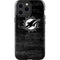 NFL Miami Dolphins Black & White iPhone 13 Pro Max Impact Case