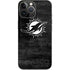 NFL Miami Dolphins Black & White iPhone 13 Pro Max Skin