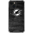 NFL Miami Dolphins Black & White iPhone 14 Clear Case