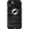 NFL Miami Dolphins Black & White iPhone 14 Plus Impact Case