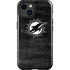 NFL Miami Dolphins Black & White iPhone 14 Plus Impact Case