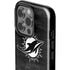 NFL Miami Dolphins Black & White iPhone 15 Pro Impact Case
