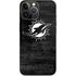 NFL Miami Dolphins Black & White iPhone 14 Pro Max Skin