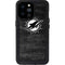 NFL Miami Dolphins Black & White iPhone 14 Pro Max Waterproof Case