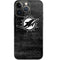 NFL Miami Dolphins Black & White iPhone 15 Pro Skin